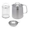 HomeLoft Basics Stainless Steel Deep Fryer Pot Frying Basket, Nonstick French Fries Pot for Onion Rings, Small Deep Fryer Pot for Home/Kitchen/Restaurant/Outdoor Camping/Picnic/Party, Regular view 1