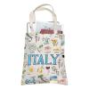 BLUPARK Italy Tote Bag Italy Travel Souvenir Gift Italy Travel Canvas Shoulder Bag Travel Lover Gift Italian Summer Shopping Bag (canvas, Italy Tote) view 1