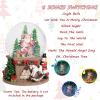 Taman Christmas Snow Globe, Santa with Gifts,White Horse,Nutcracker Musical with Swirling Glitter Snowflakes Lighted Christmas Decorations Tabletop Home Dcor view 4