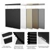 Berissa Blackout Cellular Shades, Top Down Bottom Up for French Door Window, 1" Honeycomb Fabric Thermal Insulated Privacy Blinds for Indoor Windows, Front Back Doors, Black, 62" W x 64" H view 2