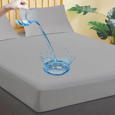 Waterproof Mattress Protector King Size, Breathable Mattress Cover, Fitted Deep Pocket Mattress Pad Cover Stretches up to 21 Inches, Soft Noiseless Bed Cover