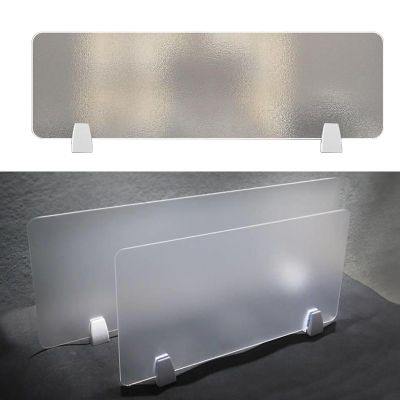 Acoustic Freestanding Desk Divider| Acrylic Noise Reducing Desk Privacy Panel with Clips for Table Standing Sound Proof Dividers Desktop| Home & Office Furniture Partitions(40X30CM/15.7X11.8IN)