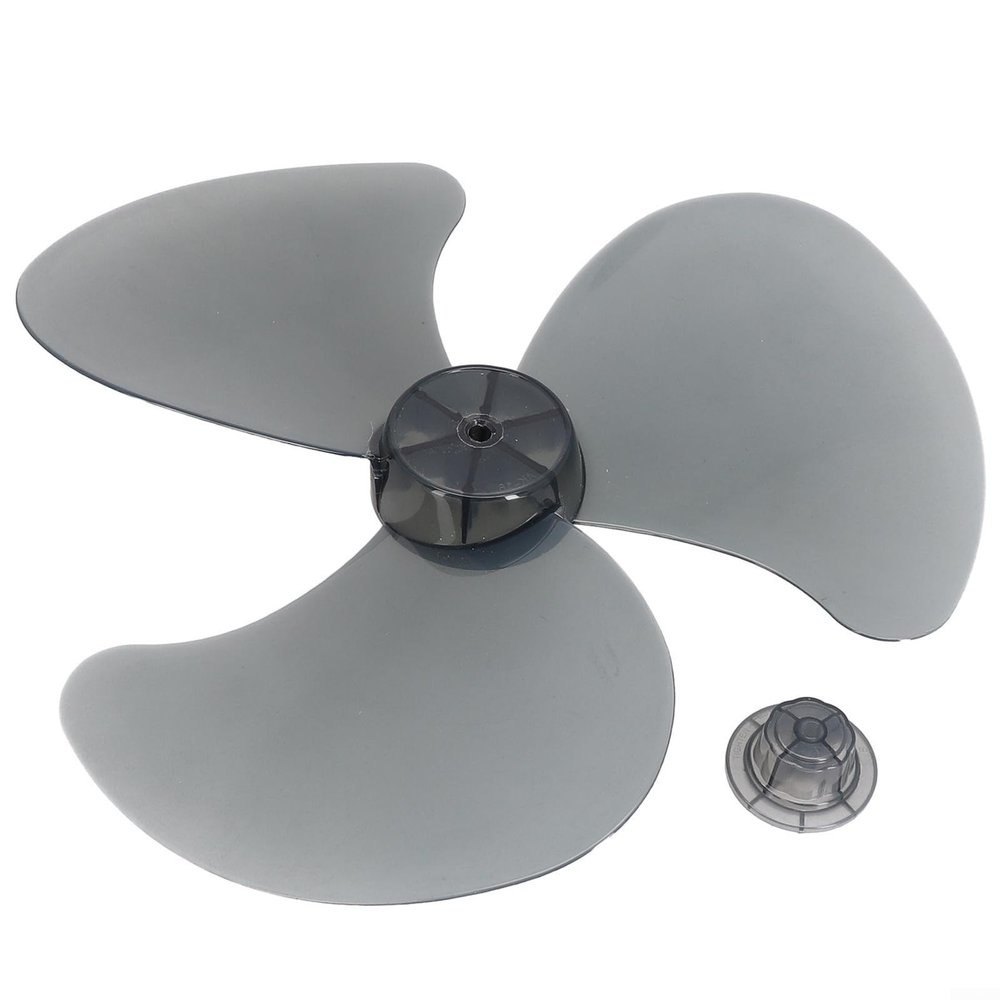 Fan Blade, Household Fan Blades Replacement for 16 inches Table Fan Floor Fan(Black)