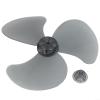 Fan Blade, Household Fan Blades Replacement for 16 inches Table Fan Floor Fan(Black) view 1