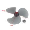 Fan Blade, Household Fan Blades Replacement for 16 inches Table Fan Floor Fan(Black) view 2