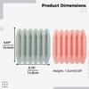 2Pcs 3D Double Tipped 6-Cavity Silicone DIY Crayon Mold Chocolate Pen Mold view 2