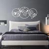 Bird on the Branch Metal Wall Decor, Metal Bird Wall Decor, Metal Bird Silhouette Tree Art, Bird Wall Decor, Branch Wall Decor, Bird Lover Gift, Wall Decor Living Room (White, 53x25in | 135x64cm) view 1
