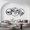 Aportif Bird on the Branch Metal Wall Decor, Metal Bird Silhouette Tree Art, Branch Decorations, Birds Lover Gift, Living Room Decor (Silver, 30x14in | 76x36cm) view 3