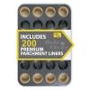 Bake Choice Mini Muffin Pan includes 200 Natural Cupcake Liners, Mini Cupcake Pans Nonstick 24 Cup, Muffin Tin, Carbon Steel Baking Supplies view 1