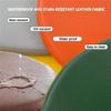 4 Pack Round Chair Cushion/Round PU Leather Seat Cushion, Round Memory Foam Waterproof Chair Pad for Round Stool Dining Room Living Room Outdoor view 4