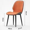 OZSSLJJ 2-piece dining chair, wear-resistant tech fabric seat backrest(C,Black feet) view 3
