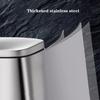YUJUNDZSW Trash Cans 8/13 Gallon Heavy Duty Hands-Free Trash Can with Lid, Brushed Stainless Steel Commercial/Kitchen Step Trash Can, Soft Close Lid and Inner Bucket Kitchen Trashcan(30L) view 3