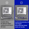 Drain Pan for Portable Ac Unit Stainless Steel Round Corner Thickened Air Conditioner Water Tray, with Drain Pipe, for Air Conditioner External Unit(840 * 330mm) view 3