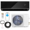 RELAX4LIFE Wifi Enabled Mini Split AC/Heating System, 12000BTU Ductless Air Conditioner & Heater w/Heat Pump, Remote, Cools up to 750 Sq.Ft, Installation Kit, 22 SEER2 208-230V Inverter Split AC Unit view 1