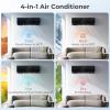 RELAX4LIFE Wifi Enabled Mini Split AC/Heating System, 12000BTU Ductless Air Conditioner & Heater w/Heat Pump, Remote, Cools up to 750 Sq.Ft, Installation Kit, 22 SEER2 208-230V Inverter Split AC Unit view 3