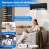RELAX4LIFE Wifi Enabled Mini Split AC/Heating System, 12000BTU Ductless Air Conditioner & Heater w/Heat Pump, Remote, Cools up to 750 Sq.Ft, Installation Kit, 22 SEER2 208-230V Inverter Split AC Unit view 4