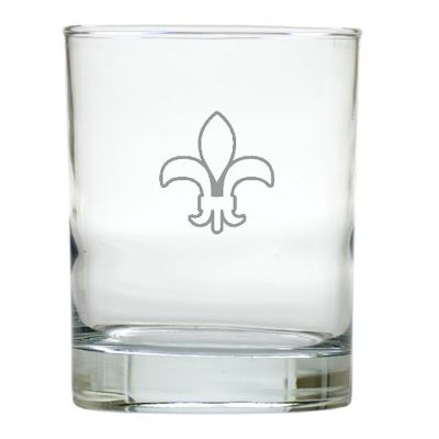 212 Main Old Fashion Glass Set of 6-Fleur-De-LYS