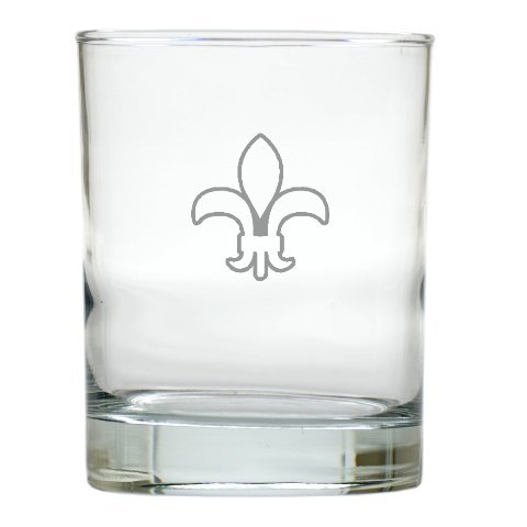 212 Main Old Fashion Glass Set of 6-Fleur-De-LYS