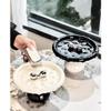 Jewelry Organizer Tray Ceramic Decorative Trays for Coffee Table Jewelry Dish Tray Key Storage Entryway Ornaments Entry Doorway Phone Coin Change Watches and Candy Tray(Beige) view 2