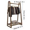 ZCSO Corner Coat Rack Floor-to-Ceiling Coat Rack Home Clothes Rack Bedroom Clothes Rack Indoor Clothes Rack Multi-Function Rack Standing Coat Rack(100 * 39 * 154cm) view 2