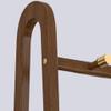 ZCSO Corner Coat Rack Floor-to-Ceiling Coat Rack Home Clothes Rack Bedroom Clothes Rack Indoor Clothes Rack Multi-Function Rack Standing Coat Rack(100 * 39 * 154cm) view 4