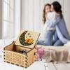 Pooh Music Box Gift for Mom Dad, Christmas Valentine Day Gift for Daughter Son, I Love You to The Moon and Back Anniversary Birthday Gifts for Women Girls Play You are My Sunshine view 2