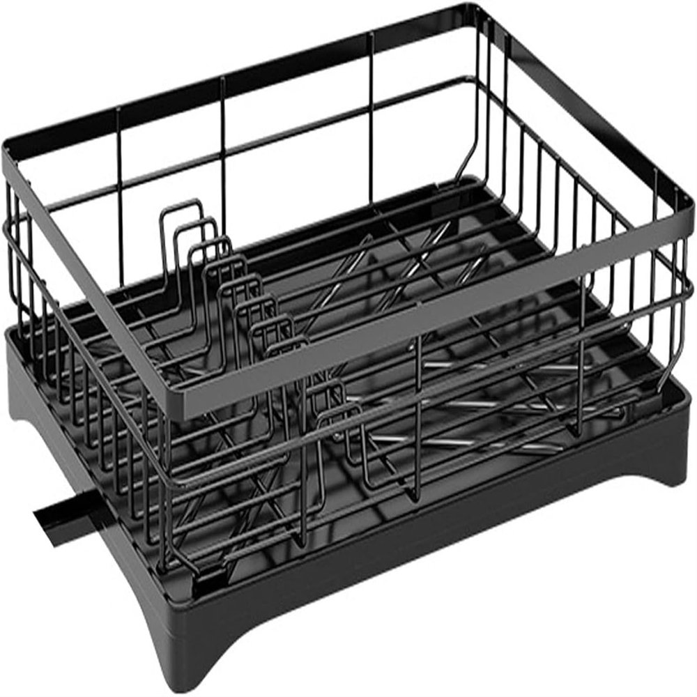 BMPAALN Dish Drying Rack,Large Dish Drying Rack Sink Caddy Kitchen Sink Organizer, Sponge Holder with Removable Drip Tray for Countertop Dish Soap Holder Dispenser Brush Holde,(C)