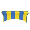 DRTGEDS Ukrainian Flag 6ft Rectangle Table Cloth Oblong Table Cover Fitted Stretch Polyester Table Covers view 2