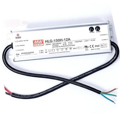 HomeLoft Basics HLG-150H-12A 12V 12.5A 150W LED Driver IP67 for Outdoor Lighting, YS-HLG-150H-12A