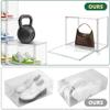 1 Pack Acrylic Boot Shoe Box Size 15, X-Large Handbag Organizer for Closet Storage Bins with Magnetic Lid Clear Acrylic Box for Sneaker, Hat, Book, Cosmetic, Figures, Collectibles, Purse Display Case view 3