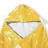 CiauCh Fruit Poncho Bath Towel,Beach Towel with Hood,Changing Towel Robe for Adults Men Women,Water Absorbent Wetsuit Change Poncho for Surfing Swimming(Yellow,150x130) view 4