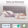 SOOSLEEPY 2 Inch Memory Foam Mattress Topper Queen Size with Removable Soft Cover Ventilated Breathable Cooling Mattress Pad Bed Topper for Back Pain and Pressure Relief, CertiPUR-US Certified view 3