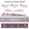 SOOSLEEPY 2 Inch Memory Foam Mattress Topper Queen Size with Removable Soft Cover Ventilated Breathable Cooling Mattress Pad Bed Topper for Back Pain and Pressure Relief, CertiPUR-US Certified view 4