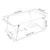 24 Pack Chafing Racks, Wire Racks For Food Warmer, Chafing Wire Rack For Foil Pans, Buffet Stand Full Size, Chafing Food Warmer Dish Stand, Stackable Design view 3