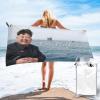 BYOBLU Kim Jong Un Flag Live Laugh Love Quote Beach Towel Absorbent Bath Towel Quick Dry Towel Oversized Super 31.5"X63" view 1