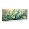 Sense Canvas Fern Plant Swaying Fern Elegance 6 Canvas Art - Home Decor Wall Art Print Poster Painting Small 20x8 / 1.5" view 1