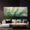 Sense Canvas Fern Plant Swaying Fern Elegance 6 Canvas Art - Home Decor Wall Art Print Poster Painting Small 20x8 / 1.5" view 3