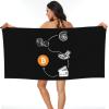 BYOBLU Bitcoin Money Evolution Beach Towel Absorbent Bath Towel Quick Dry Towel Oversized Super 27.5"X55" view 2