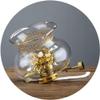 LEIXIUSM Kerosene Oil Lamps Crystal Oil Lamp Liquid Lamp Household Flower Enshrines Windproof Lamp Household Emergency Hurricane Lamp(Clear) view 4