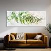 Sense Canvas Fern Plant Elegant Fern Study 12 Canvas Art - Home Decor Wall Art Print Poster Painting Small 20x8 / 1.5" view 2