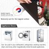 RTHDG Christmas Snowman Kitchen Dishwasher Magnet Skin Cover Decor, Christmas Tree Magnetic Refrigerator Door Panels, Merry Christmas Birds Magnet Dishwasher Refinishing Cover - 23" x 26" Magnetic view 4