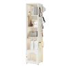 Rotating Bookshelf Tower360 Rotating Bookshelfrotating Kids Bookshelfmulti-function Rotating Storage Rackmovable BookshelfSteel Rotating BookshelfBookshelf With Four-Sided Storage(15x15x69in) view 1