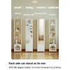 Rotating Bookshelf Tower360 Rotating Bookshelfrotating Kids Bookshelfmulti-function Rotating Storage Rackmovable BookshelfSteel Rotating BookshelfBookshelf With Four-Sided Storage(15x15x69in) view 4