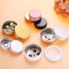uxcell 1 Oz Tin Cans, 20 Pcs Aluminum Round Tins, Travel Sized Small Metal Tins Cosmetic Sample Containers with Screw Lid for Lotion Bars Beard Balms Candles, Pink view 4