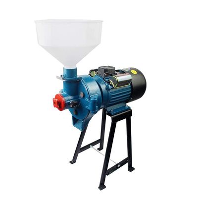 2200W Electric Mill Grinder Heavy Duty Commercial Electric Feed Mill Dry Grinder Cereals Corn Grain Coffee Wheat Feed Machine with Funnel,B