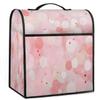 Sabokido Pink White Polka Dot Circle Kitchen Aid Mixer Cover Compatible with 6-8 Quart Kitchen Aid Tilt Head & Bowl Lift, Stand Mixer Cover with Pockets and Handle, Dust Cover Accessories, Large view 1