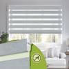 MoDanCeQ No Drill Zebra Blinds for Windows 58" W x 72" H,Light Grey view 1
