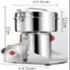 Electric Grain Grinder 700G Electric Herb Grain Spice Grinder High Speed Stainless Steel Swing Type Grain Mill Powder Machine Grain Grinder Mill Cereal Salt Pepper view 2