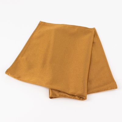 5 Shimmer Gold Premium 20x20 in Scuba Polyester Dinner Table Cloth Napkins Wedding Party Events Reception Home Decorations Supplies