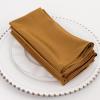 5 Shimmer Gold Premium 20x20 in Scuba Polyester Dinner Table Cloth Napkins Wedding Party Events Reception Home Decorations Supplies view 3